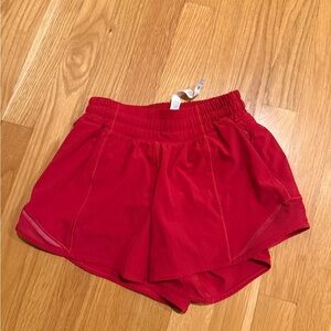 lululemon athletica Red Athletic Shorts